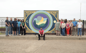 Russellville Regional Leadership Academy Class 38 Unveils Captivating Eclipse Mural Downtown